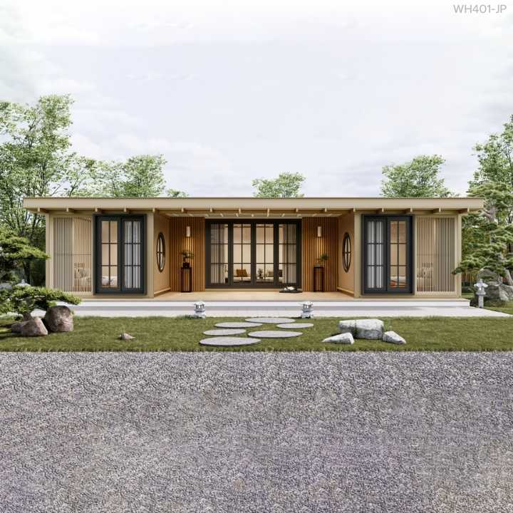 บ้านพักน็อคดาวน์สไตล์ญี่ปุ่น​