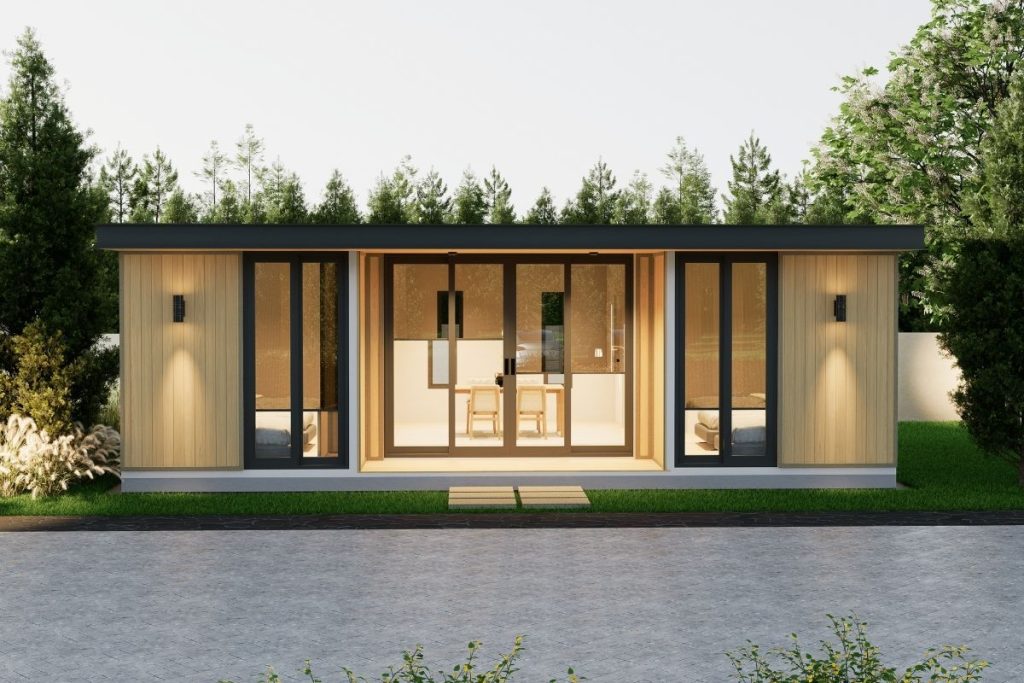 บ้านพักน็อคดาวน์สไตล์มินิมอล