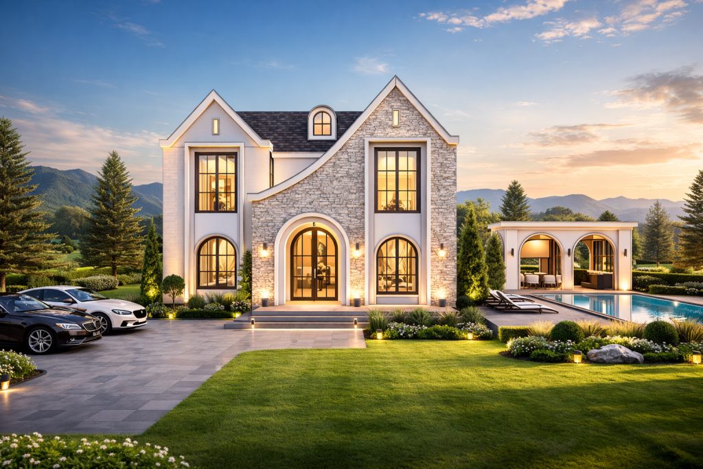 French Classic Pool Villa